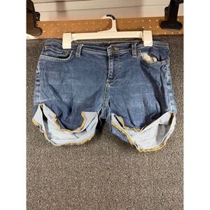 Patagonia Denim Shorts Womens 29 Blue Cuffed Organic Cotton Stretch Jean 122